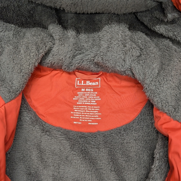 L L. Bean Insulated Parka (M) - Picture 4 of 7